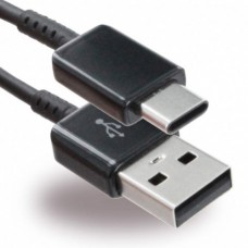 CABO DE DADOS SAMSUNG EP-DG950 USB PARA USB TIPO C 1.2M, PRETO, ORIGINAL
