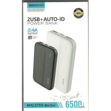 POWERBANK MODORWY 6500 mAh 2USB POWERBANK MODORWY 6500 mAh 2USB