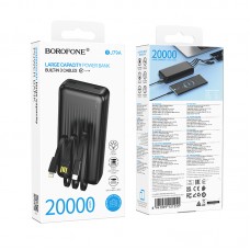 POWER BANK 20000MAH BJ79A CLEVER - USB - COM TIPO C E LIGHTNING CABLES POWER BANK 20000MAH BJ79A CLEVER - USB - COM TIPO C E LIGHTNING CABLES